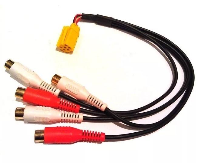 Разъем Mini-ISO GSTAR GS-301 Woofer 5RCA (ZRS-ISO-3)