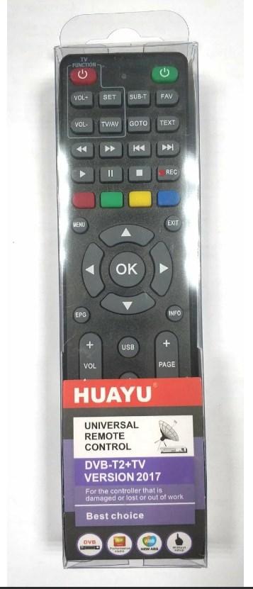 HUAYU ПДУ УНИВЕРСАЛ DVB-T2+3 ver инструкция на русском языке | ТЕХНО Плюс