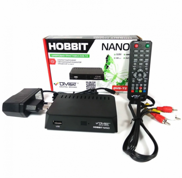 Приемник цифровой эфирный DVB-T2 HOBBIT NANO