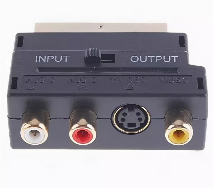 3 way audio-video input control