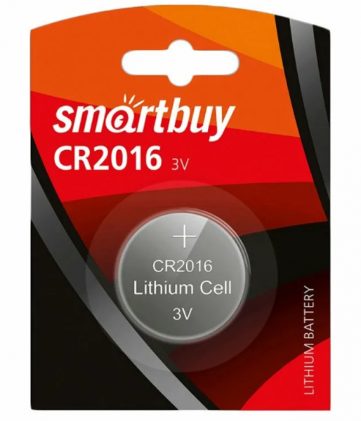 Батарейка таблетка SmartBuy CR2016